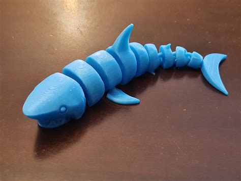 3d Printable Articulated Shark By Mcgybeer