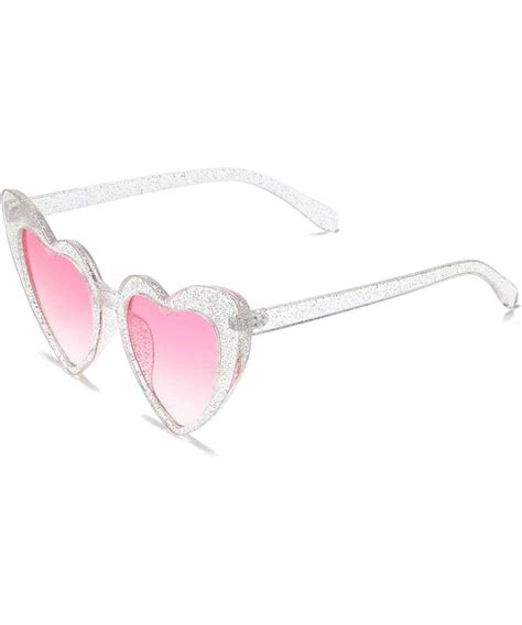 Heart Shaped Sunglasses Clout Goggle Vintage Cat Eye Mod Style Retro