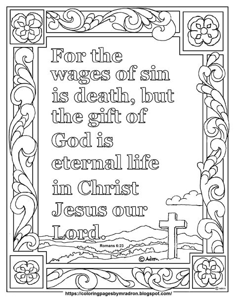 Look up covetousness in a dictionary, then find the scriptures that tell about it. Print and Color Page for Romans 6:23 The Wages of Sin ...