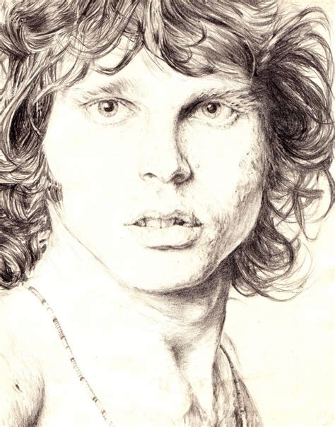 Illustration Jim Morrison Ross Clements Ross Clements