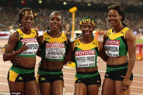 Bolt Wins Third World Championships Gold As Jamaica Win 4x100m Relay Jamaican Women Track And