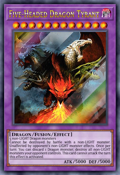 Five Headed Dragon Tyrant By Dandanken On Deviantart