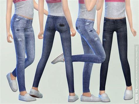 Skinny Jeans For Girls 03 Sims 4 Cc Kids Clothing Sims 4 Clothing