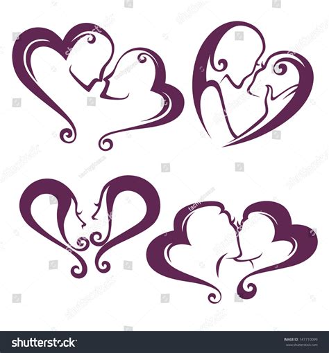 Woman Love Vector Collection Of Lesbian Couples 147710099 Shutterstock