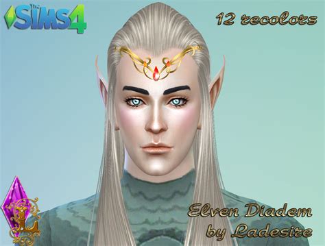 Ladesires Creative Corner Ts4 And Ts3 Elven Diadem By Ladesire