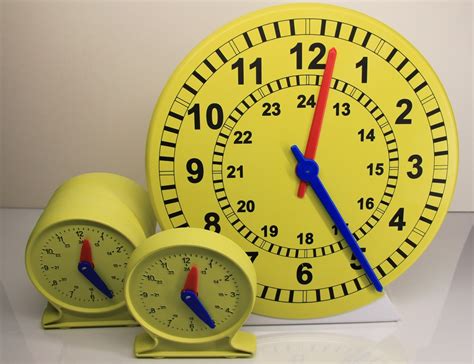 Classroom Clock Kit Set Of 1 Teacher And 24 Pupil Clocks Abc School Supplies