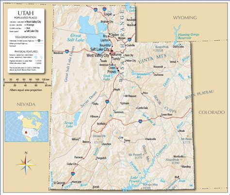 Utah Printable Map Printable Map Of St George Utah Printable Maps