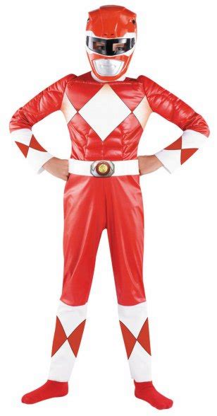 Child Red Ranger Classic Muscle Costume Costumes Life