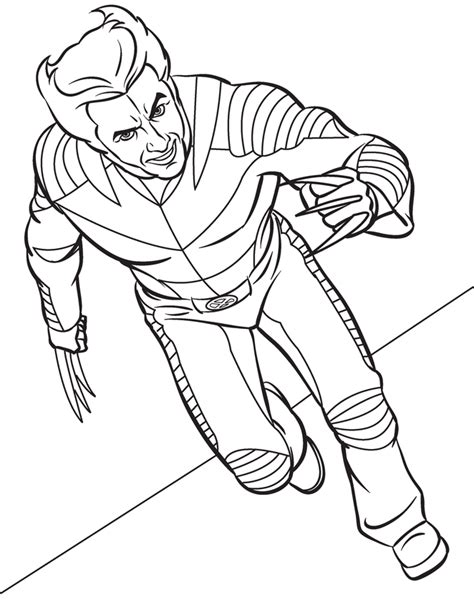 Superheroes Coloring Pages Free Coloring Home