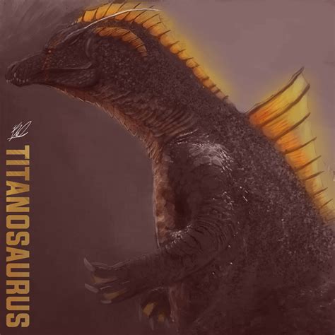 Titanosaurus In The Monsterverse Style By Gabriel Andrade Rgodzilla
