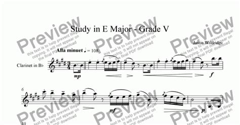 Grade 5 Studies For Clarinet Download Sheet Music Pdf File