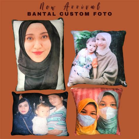 Jual Bantal Foto Custom Foto Printing Full Color 2sisi Shopee Indonesia