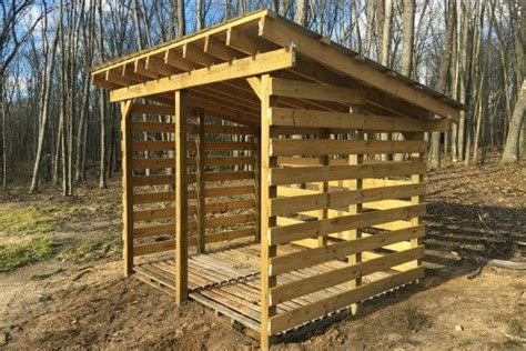 A small shed with shelves. 54 Firewood Shed Designs, Ideas, and Free Plans + Bonus