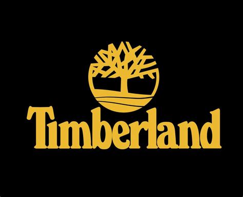 Timberland Brand Logo Symbol With Name Yellow Design Icon Abstract