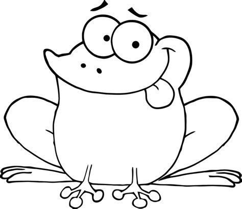 cute frog Colouring Pages
