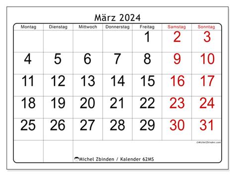 Kalender März 2024 62 Michel Zbinden De