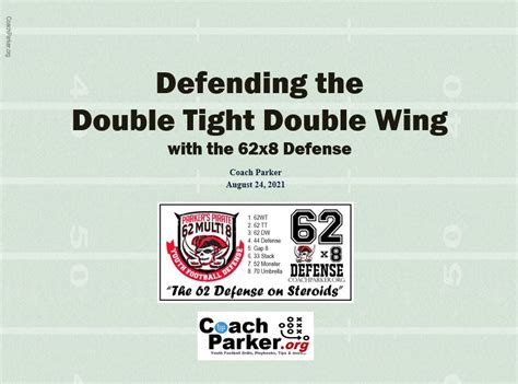 Defending The Double Wing Offense With 6 2 Defense And 62x8