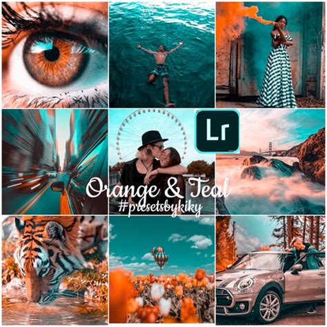 This complementary color combination simplifies the colors in your photo and gives it a pleasant look. ORANGE & TEAL | Lightroom Mobile Preset | Shopee Malaysia
