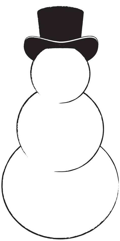 Snowman Cutouts Printable