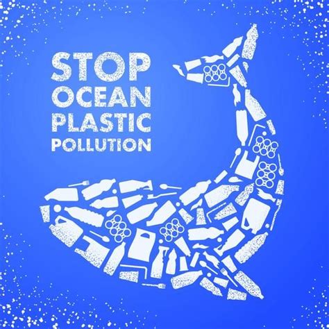 Reproduction Stop Ocean Plastic Poster Size Etsy Plastic Pollution