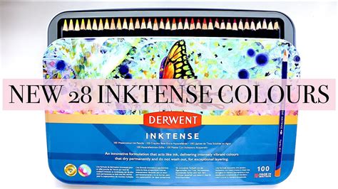 Derwent New Inktense Pencil Set Unboxing First Impressions
