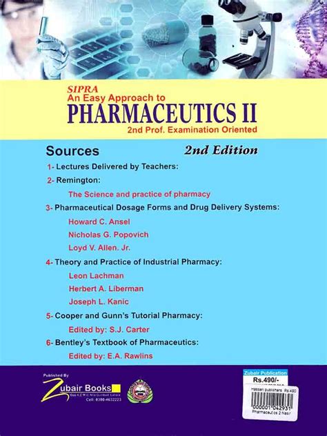 Pharmaceutics Ii 2nd Edition Book By Nasir Hayat Sipra