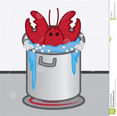 Lobster Cooking Pot Royalty Free Stock Photos Image 31900208