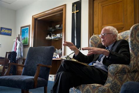 Bernie Sanders An Outlier The Senator Begs To Differ The New York Times