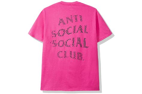 Anti Social Social Club Misprint Tee Fw19 Pink Fw19 Us