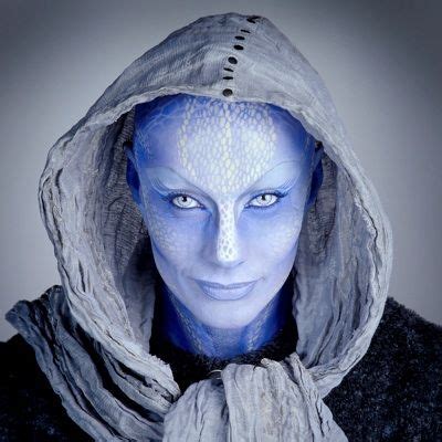 Zotoh Zhaan Alien Makeup Sci Fi Fantasy