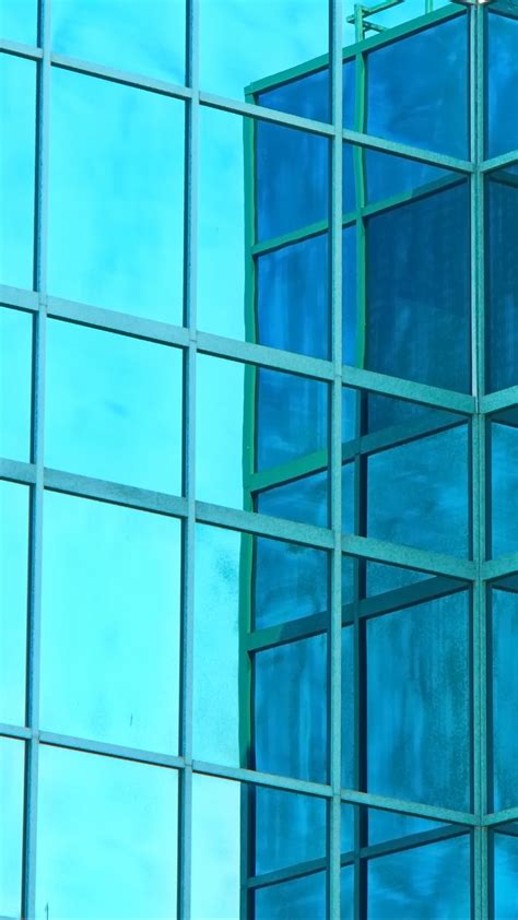 Download Wallpaper 938x1668 Building Facade Architecture Reflection