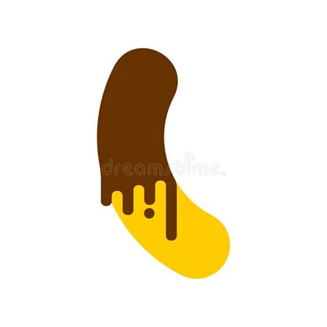 Chocolate Dipped Banana Background Stock Illustrations 35 Chocolate