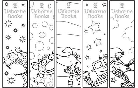 Free Printable Coloring Bookmarks Templates Printable Coloring Pages