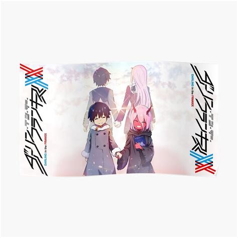Darling In The Franxx Hiro And Zero Two Sticker For Sale By