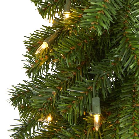 2 Alpine Artificial Christmas Tree With 35 Lights 92 Bendable