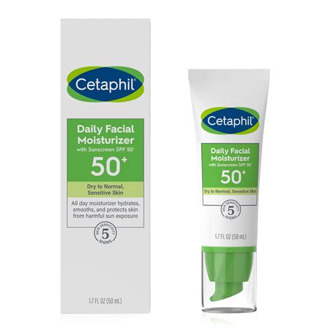 Cetaphil Daily Facial Moisturizer With Sunscreen Spf 50 17 Oz