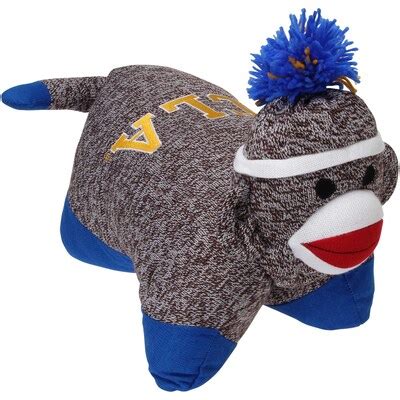 The toys are made from chenille. UCLA Bruins Sock Monkey Pillow Pet - Fanatics.com
