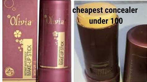 The Cheapest Concealer In Indiaolivia Makeup Stick Honest Review Youtube