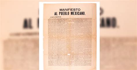 Destaca Cronista Valor Hist Rico Del Manifiesto Al Pueblo Mexicano