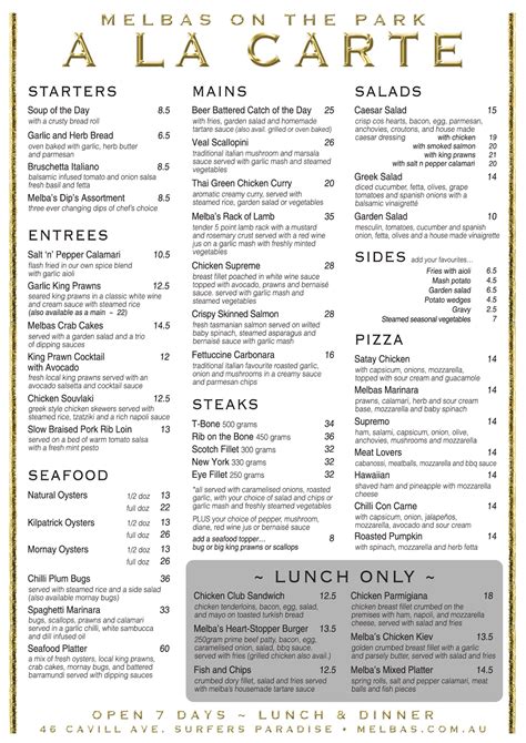 World Of Cuisines Menu And Its Types A La Carte Table Dhote And