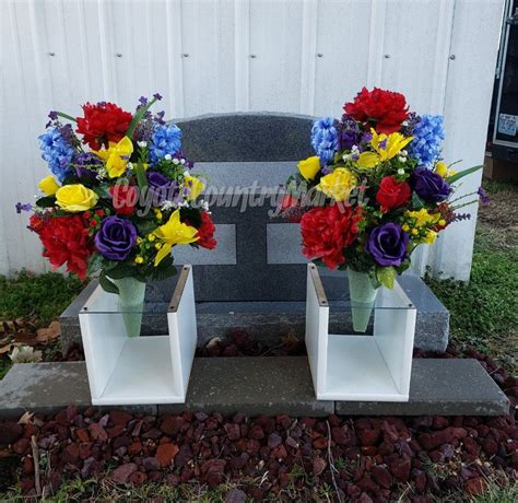 Sale Cemetery Permanent Vase Flowers Flowers For Grave Cemetery Flowers