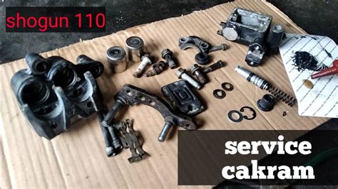 Service Rem Cakram Motor Cara Perbaiki Rem Cakram Motor Youtube