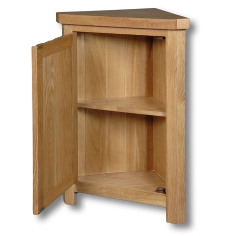 Woodstock Oak Small Corner Cabinet A Touch Of Furniture
