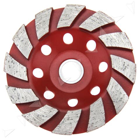 Hole Diamond Segment Grinding Wheel Inch CUP Disc Grinder Granite Stone EBay