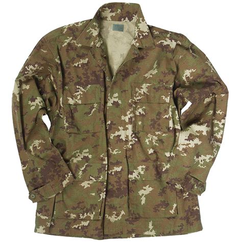 Teesar Mens Bdu Army Uniform Shirt Ripstop Cotton Camo Jacket Vegetato