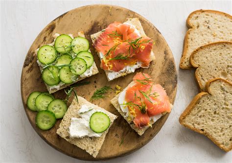 Smoked Salmon Tea Sandwich