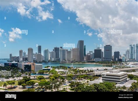 Miami Fl United States April 27 2019 Downtown Of Miami Skyline