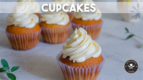 como hacer cupcakes de vainilla receta basica youtube