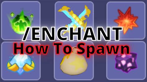 How To Spawn In All The Brand New Enchants Roblox Bedwars Youtube