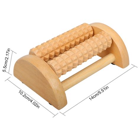 Meidong Foot Massager Roller Deep Tissue Wood Foot Massager For Relieving Foot Arch Pain Plantar